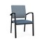 Lesro Newport Guest Chair Metal Frame, Black, RS Rain Song Back, MD Titan Seat NP1101 - alternate 1